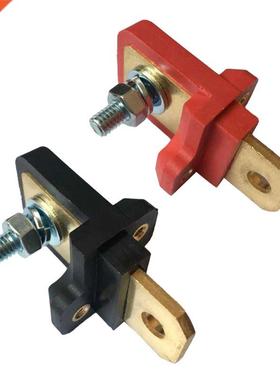 2PCS Black Red Connectors Termnals 150A Electrcal Equpmen