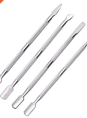 4 Pcs/Set steel Double-ended Cuticle Pusher Dead Skin Remove