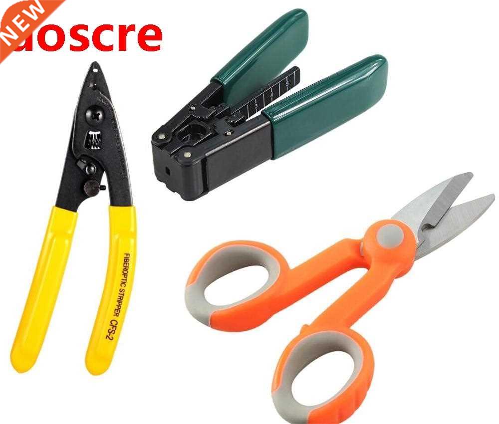 Pliers Kevlar-Scissors Stripper Fiber-Optic-Tool-Kit And -P