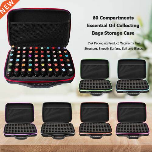 60 Bottles Essential Oil Case 15ML Perfume Oil Essential Oil