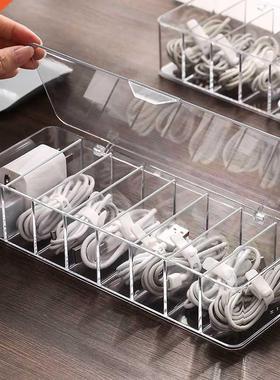 Cable Storage Box Organizador Case Anti Dust Earphone Electr
