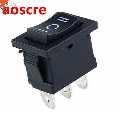 KCD1 6A 250VAC /10A 125VAC On/Off/On Rectangle Rocker Switch
