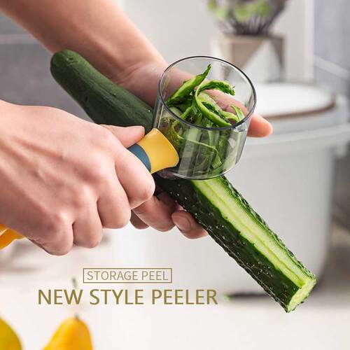 Stainless Steel Multi-function Fruit Vegetable Peeler With S