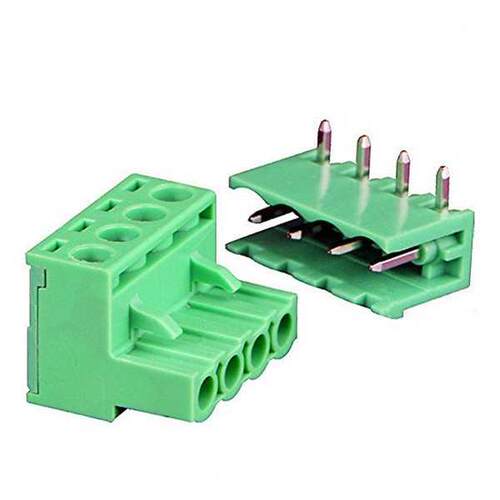 9Pairs 4Pole 5.08mm Plug Type Pitch PCB Mount Screw Terminal