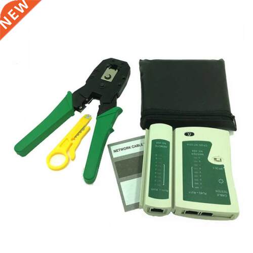 Crimping Tool Wire stripper + Network Cable Tester RJ45 RJ11
