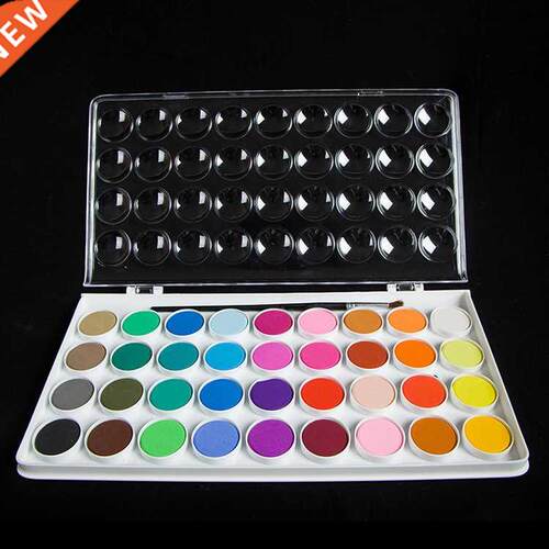 36 colors Solid gouache paint with colors water color paint