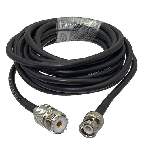1pcs RG58 Cable UHF SO239 Female Jack to BNC Male Plug Conne