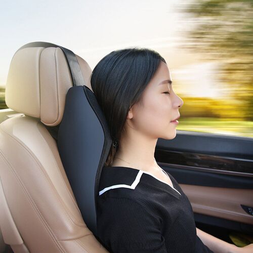 Car Neck Pillow 3D Memory Foam Head Rest Adjustable Auto Hea