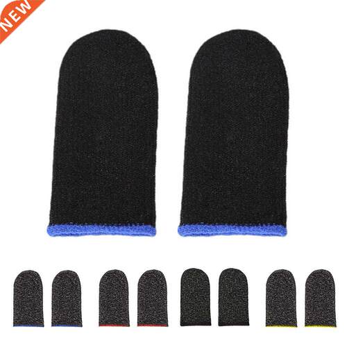 1 Pair Gaming Finger Thumb Sleeve Gloves Breathable Game Co