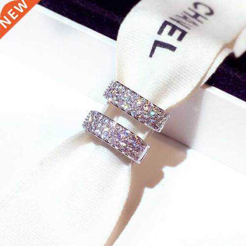 Fashion Korean Bling Pave Zircon Earring for Women Charm Hig