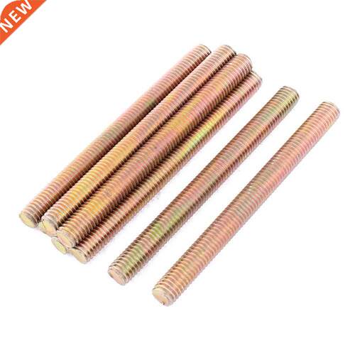 8 Pcs M8 x 90mm Male Full Thread Dual Head Threaded Rod Bar