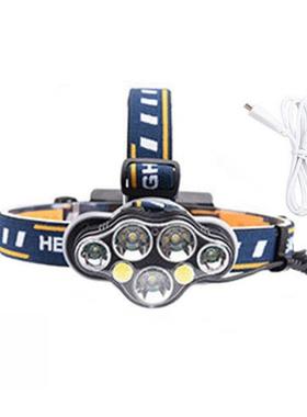 T6+XPE+COB LED Headlight Headlamp Waterproof USB Rechargeabl