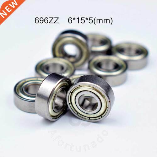 10pcs 696ZZ 6*15*5(mm) free shipping chrome steel Metal Sea