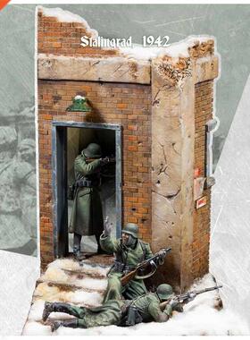 1/35 Resin Model Figure GK，World War II military theme (Thr