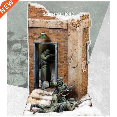 1/35 Resin Model Figure GK，World War II military theme (Thr