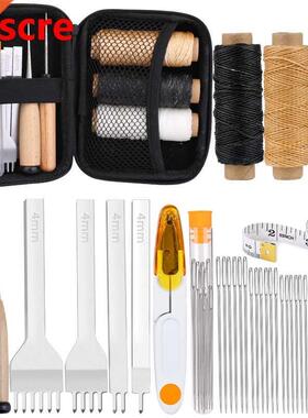 Leather Sewing Kit Hand Sewing Stitching Punching Tool With