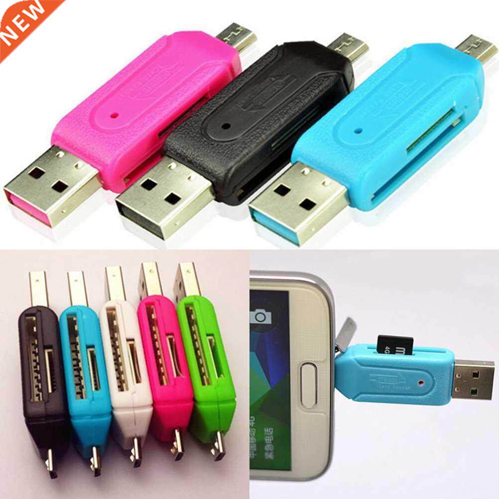 2in1 USB OTG Card Reader Universal Micro USB OTG TF Card Rea