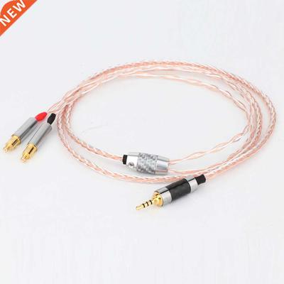Preffair 8Cores 4 Wires PTFE OCC Braided Headphone Upgrade C