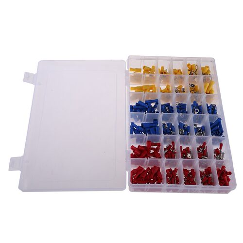 480Pcs Assorted Crimp Terminals Set Insulated Electrical Wir