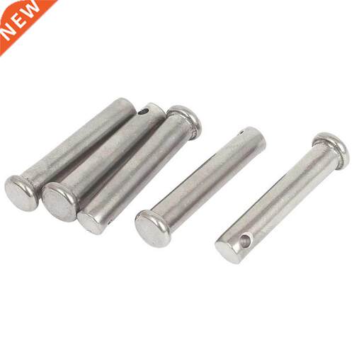5 Pcs M8 x 40mm Flat Head 304 Round Clevis Pins