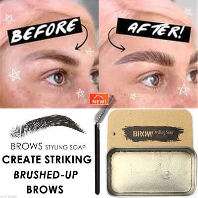 3D Feathery Brows Makeup Balm Styling Brows Soap Kit Lasting