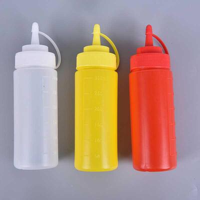 12oz(300ml) Squeeze ottle Sauce Vinegar Oil Ketchup Gravy C