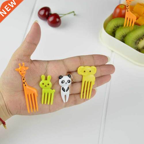 Mini Kids Animal Farm it Fork Cartoon Snack Cake Dessert