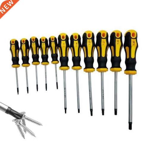 11pcs/set Screwdrivers T6-T40 Magnetic Star Screw Driver Kit