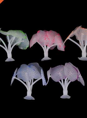 Simulation Fluorescent UnderWater Landscape Decor Coral Arti