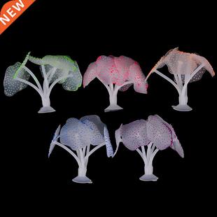 Fluorescent Coral UnderWater Decor Arti Landscape Simulation