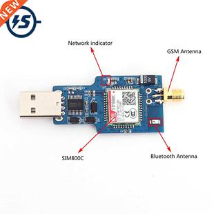 USB To GSM GPRS SIM800C Wireless Bluetooth Computer Control