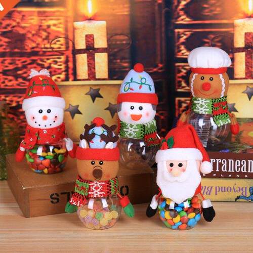 2022 Navidad New Year Christmas Gift Bags Candy Jar Storage