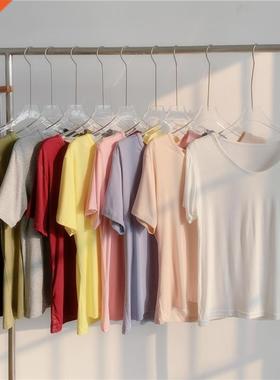 Harajuku women T Shirts T Shirt for 2022 new Fashion Solid