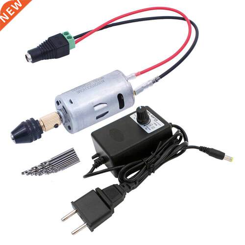DC -12V 1A Motor Mini Hand Drill Electric Tools Set 0.-.5