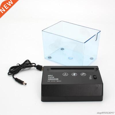 Portable Mini Paper Shredder Electric USB Battery Operated S