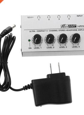 HA400 4 Channel Ultra compact Headphone Audio Stereo Amp Mi