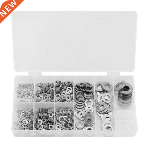800 Pcs 304 Stainless Steel Flat Washers For Screws, Bolts,