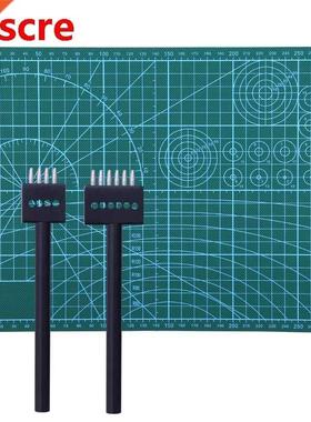 4 mm 2/4/6/Prong Hole Spacing Leather Hole punches With Cutt