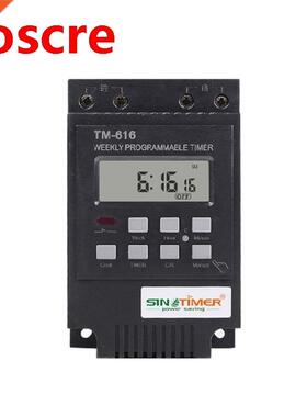 TM616W-4 Digital Electronic Timer 220V 0A Weekly Programmab