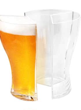 3 Pieces of Personalized Transparent Acrylic Beer ug en'