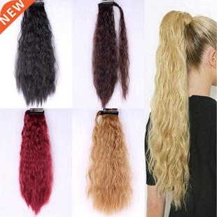 Around Clip Hair JOY&BEAUTY Curly Long Wrap tail Exte