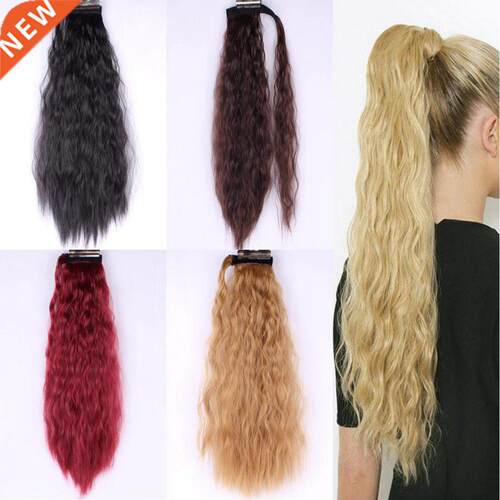 JOY&BEAUTY Long Curly Wrap Around Clip In tail Hair Exte