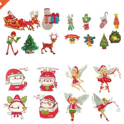 5D  Diamond Painting Christmas Special Shape Diamond Embr