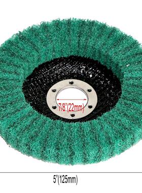 Hiqalty 5inch 125X22mm Nylon Fier Flap Polishing Wheel Non-