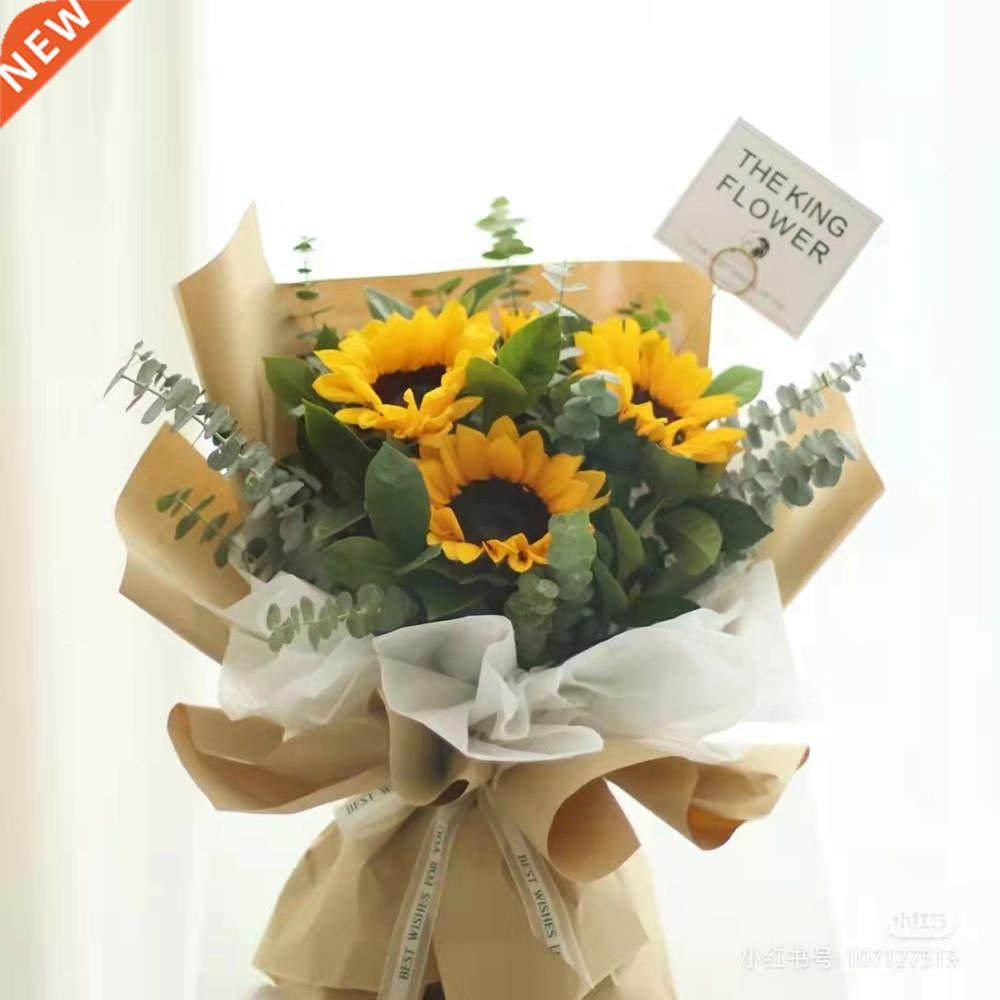 Artificial Sunflower  Floral Bouquets Realistic Silk Sunf