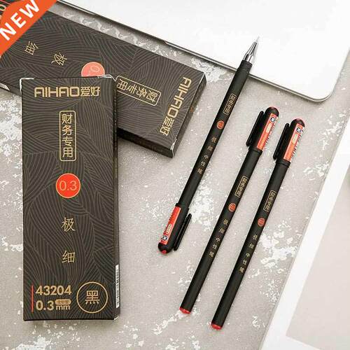 0.mm Elegant Cute Black Finance Pens Kawaii Creative Gel P
