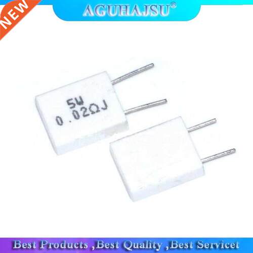 10pcs BPR56 5W 0.001 0.1 0.15 0.22 0.25 0.33 0.5 ohm Non-ind