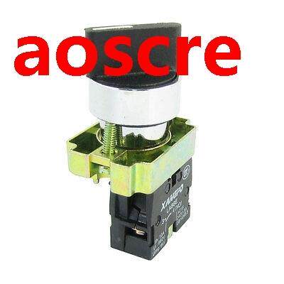 240VAC 3A 1NO 2Positions Model Black Top Selector Self-Locki