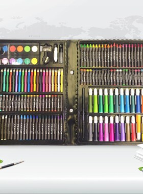 168pcs Drawing Pen Art Set Kit Painting Sketching Color Penc