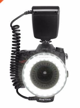 48 Macro LED Ring Flash Bundle with LCD Display Power Contro